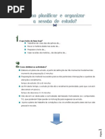 Como Organizar e Planificar a Sessão de Estudo