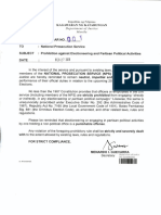 DC001-2019FEB Prohibition Against Electioneering & Partisan Political Activities DTD 27 Feb 2019