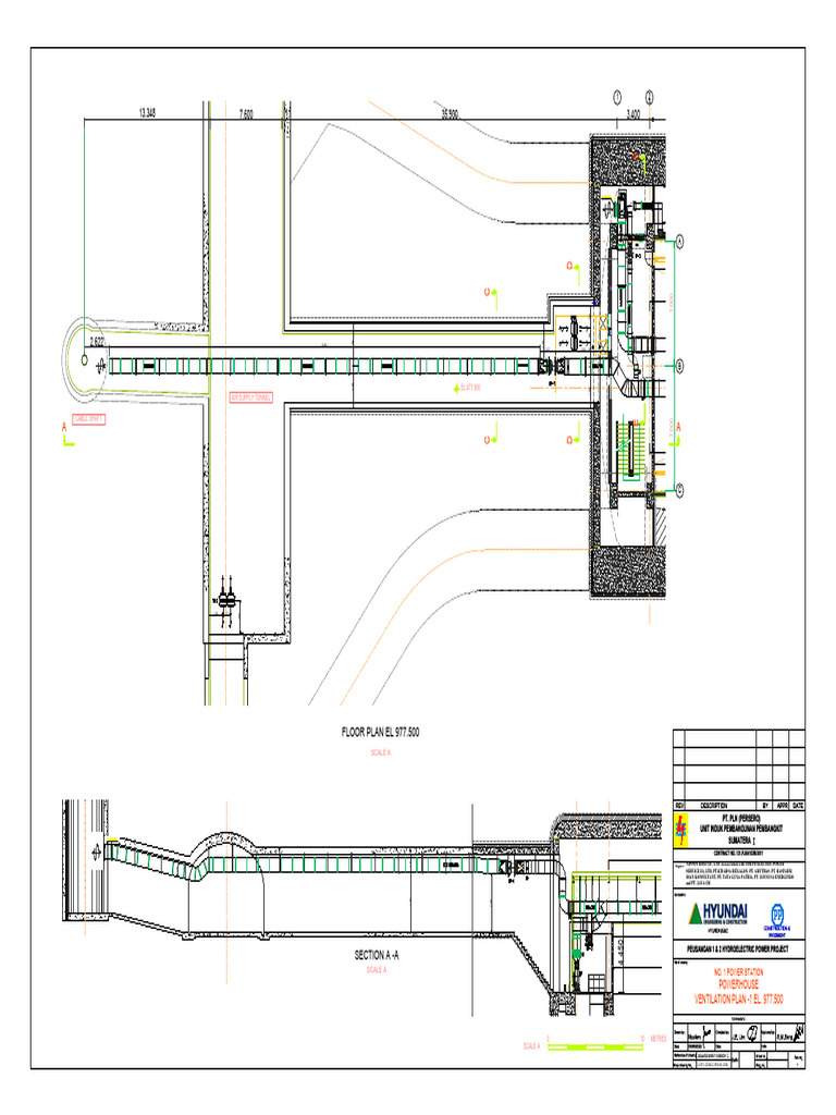 Shop Drawings - Draft Ventilation Plan No.1 Power House | PDF | Tools ...