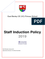 Induction Policy For School Staff 2019