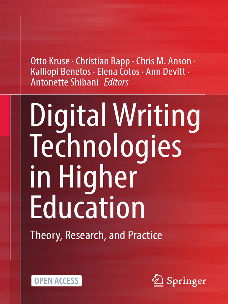 Digital writing technologies in higher education pdf writing word