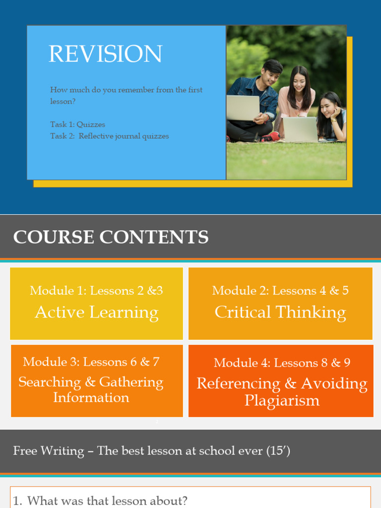03.AS - Module 1 - W2 - 3 Active Learning - 05.2023 | PDF | Learning ...