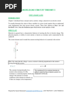 Circuit Theory I-Unit 2