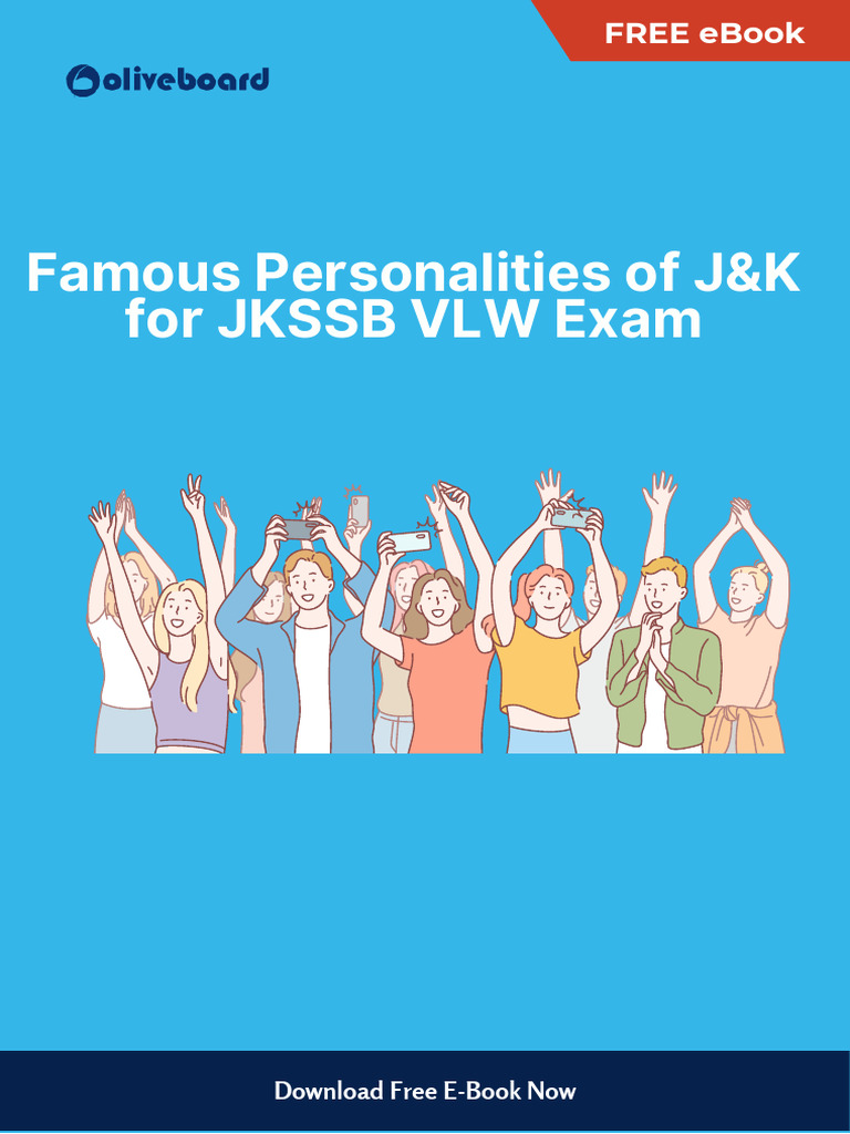 Famous Personalities of J&K For JKSSB VLW Exam PDF Kashmir