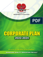 Corporate Plan: Stewards of Education Service Delivery