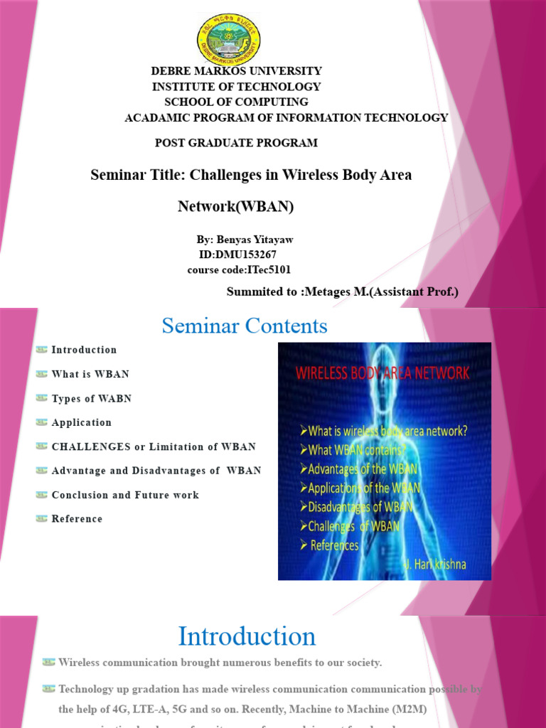Challenges in Wireless Body Area Networks | PDF | Ultra Wideband ...