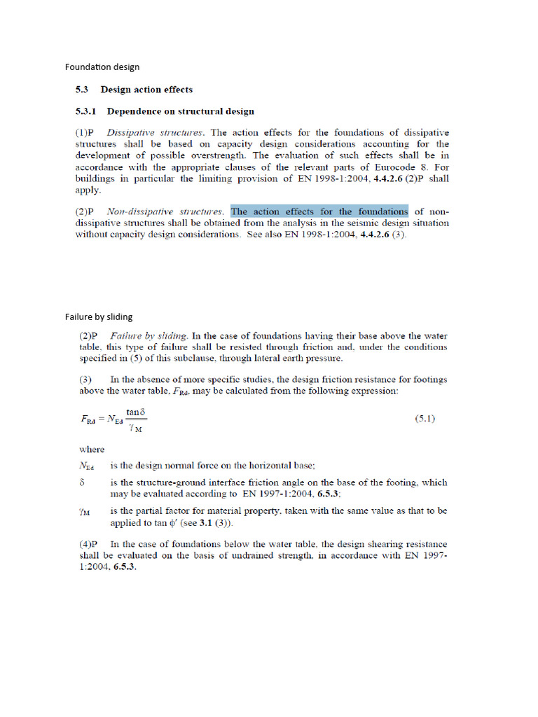 Foundation Design | PDF
