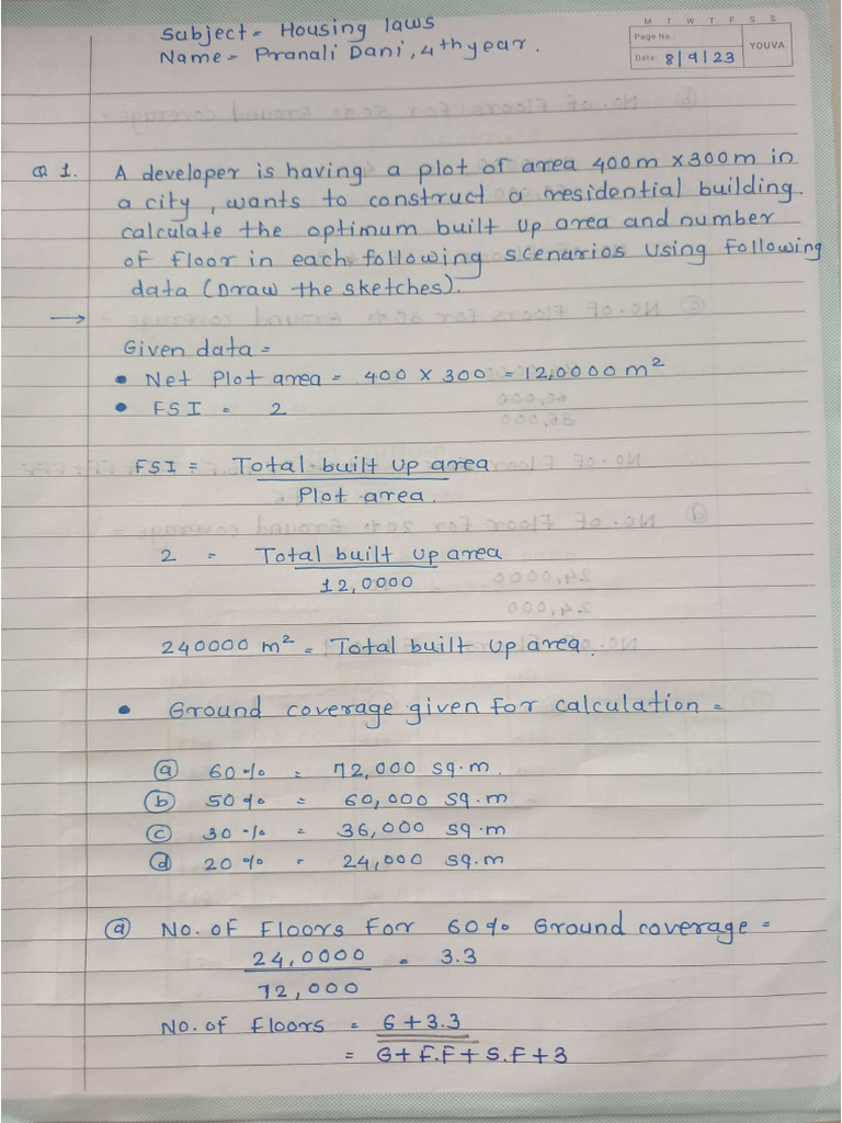 Housing Laws And Numerical Assignment 3 Pdf