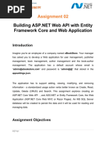 Assignment - 02 - ASP - NET Core Web API With EntityFramework and Web App