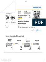 Boarding Pass (Ceb-Mnl)