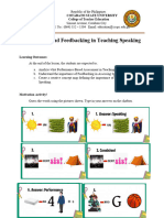  Assessment and Feedbacking in Teaching Speaking