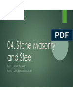 Stone Masonry and Steel