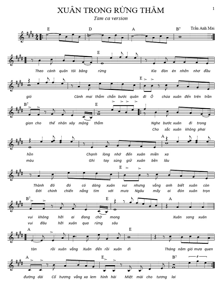 Xuan Trong Rung Tham | PDF