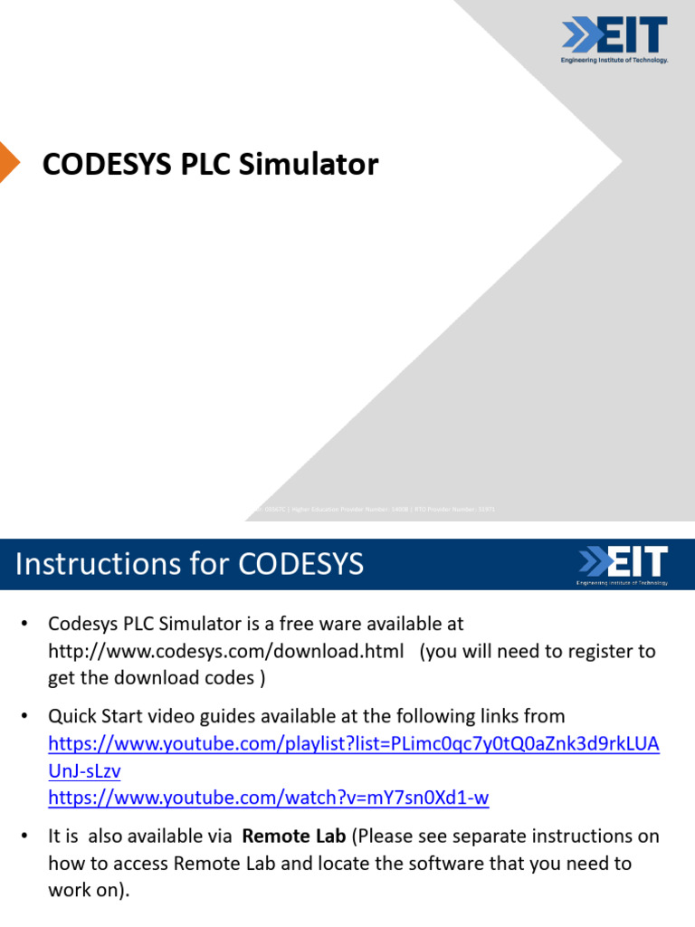 CODESYS PLC LD ProgramSimulator Instructions v1 | PDF | Icon (Computing ...