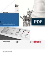 Spüllmaschine Bosch SM - SD - Serie-Nutzfuhrung