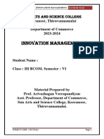 Innovation Management Iii Bcom