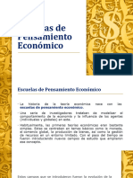 Escuelas de Pensamiento Económico