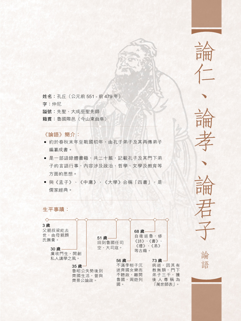 論仁、論孝、論君子 | PDF