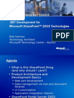 German Development For Share Point Technologies 2005 09