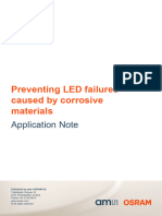 Preventing LED Failures Caused by Corrosive Materials: Application Note