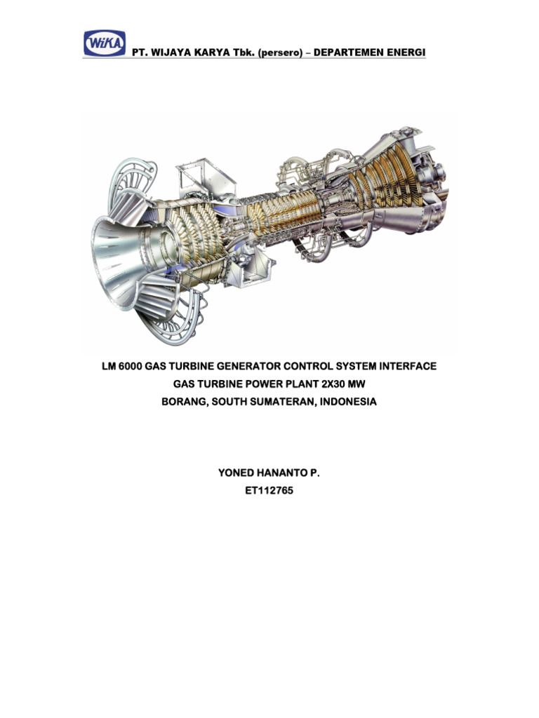 Control System Pada Gas Turbin Aeroderivatif LM6000 | PDF