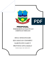 Proposal Irigasi Cibentang