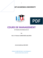 Cours de Management