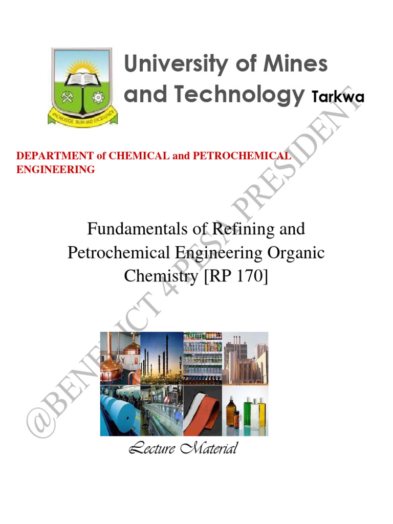 Fundamentals Of Refining And Petrochemical Engineering Final Docx