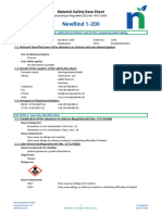 MSDS - English - 1208 - NewBind 1-200 - V2.0