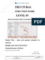 M04-Labor and Material Schedules