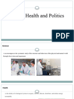 Science, Health and Politics