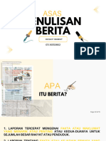 Asas Penulisan Berita 2023 Husaif Mamat