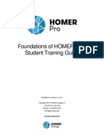 HOMER Pro Foundations Student Training Guide