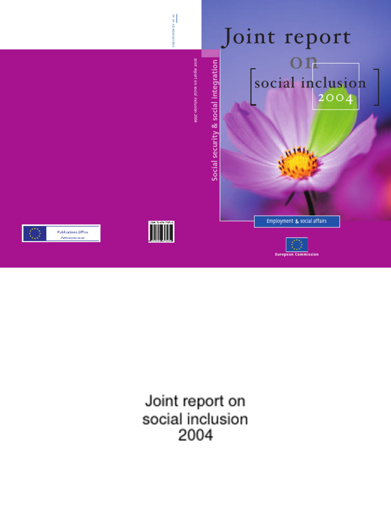 2004 Joint Report on Social Inclusion | PDF | Social Exclusion | Poverty