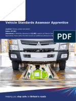 Vehicle Standards Assessor Apprentice