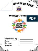 Zoology Project On Important Medicinal Microorganisms