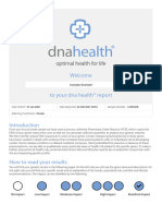 DNA Health Sample Report