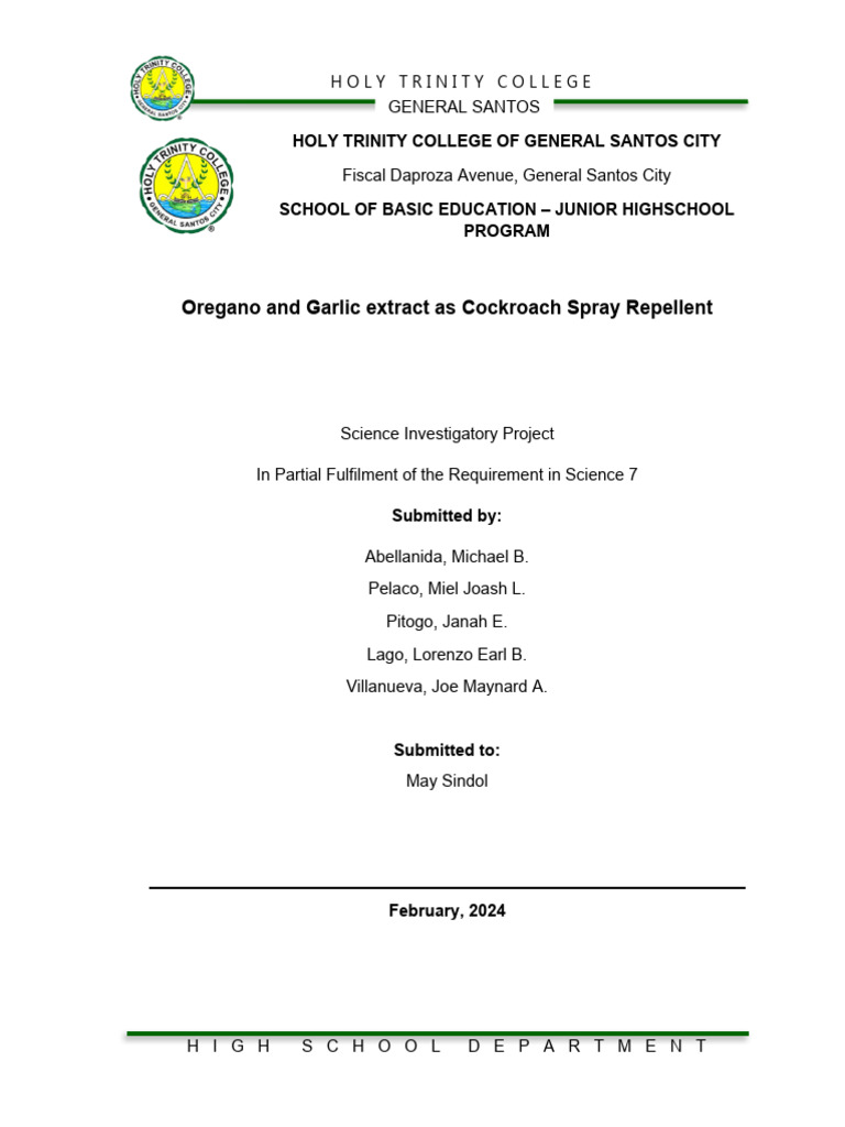 Science investigatory project group 1 copy 1 2 2 4 1 1 download free