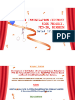Work Inauguration Ceremony Rdss Project, Pkg-28, Birbhum: Date: 12.02.2024