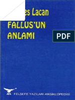 Jacques Lacan Fallus Un Anlami Afa Yayin