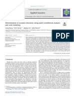 Determination of Acoustic Emissions Using Panel Contribution Analysis