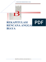 Dok. Penawaran Biaya Bab B Rekapitulasi Rencana Anggaran Biaya