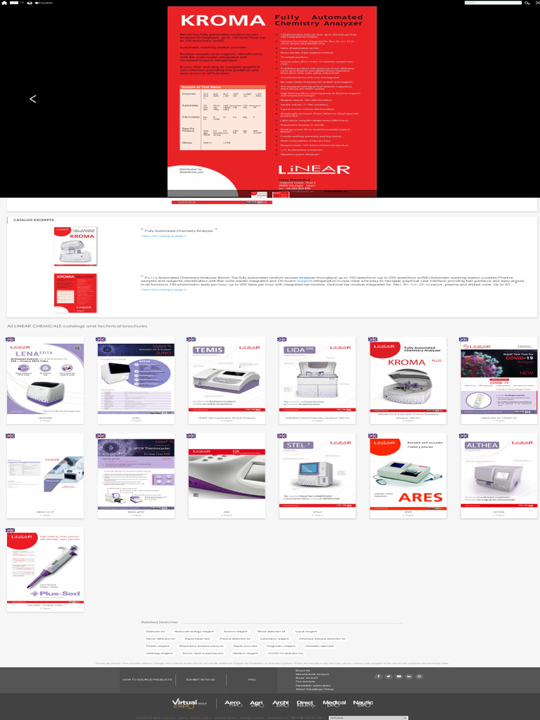 KROMA Plus Chemistry Analyzer Overview | PDF | Blood Plasma | Medical ...