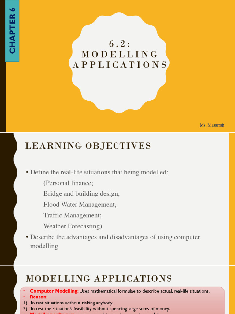 ICT Notes+Chapter+6.2+Modelling+Applications | PDF | Flood | Weather