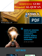 Purnomo Agung - KG 18 - Kompetensi Guru Perspektif Al-qur'An