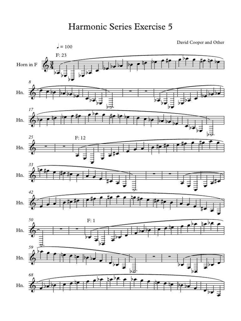 Harmonic+Series+Exercise+5+ +Full+Score | PDF