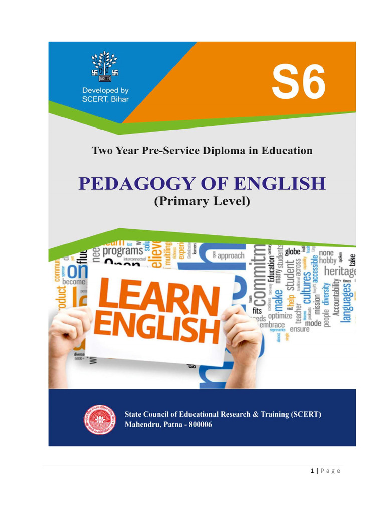 S-6 Pedagogy of English (Primary Level) (1) 1 | PDF | Second Language ...