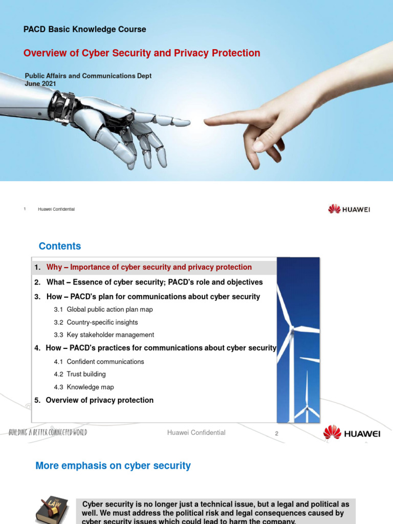Cyber Security & Privacy Overview 2021 | PDF | Computer Security | Security