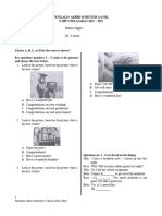 Soal Pas 22 Bahasa Inggris Semester I