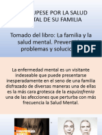 Preocupese Por La Salud Mental de Su Familia